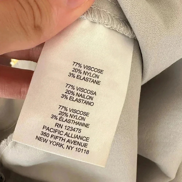 Ellen Tracey Light Blue/Grey Stretch Ankle Pants, Size Medium - Picture 15 of 16